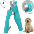 Clipper de unhas de animais de estimação USB recarregável Clipper de unhas de estimação